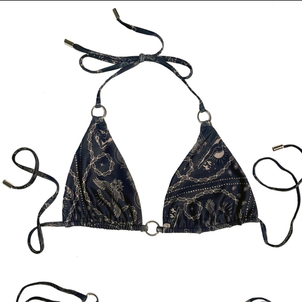BADWOOD "CALIFORNIA" Bikini Top in GOLD RUSH
